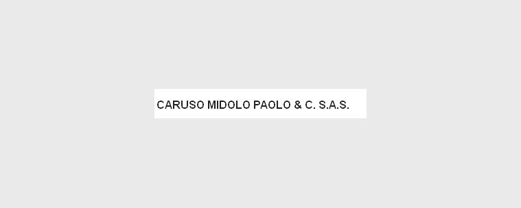 Caruso Midolo Paolo & C. sas