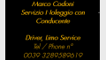 Marco Codoni Servizio Noleggio con Conducente Driver Service