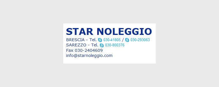 Star Noleggio srl Brescia